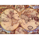 Puzzle – stará svetová mapa 1000 dielikov